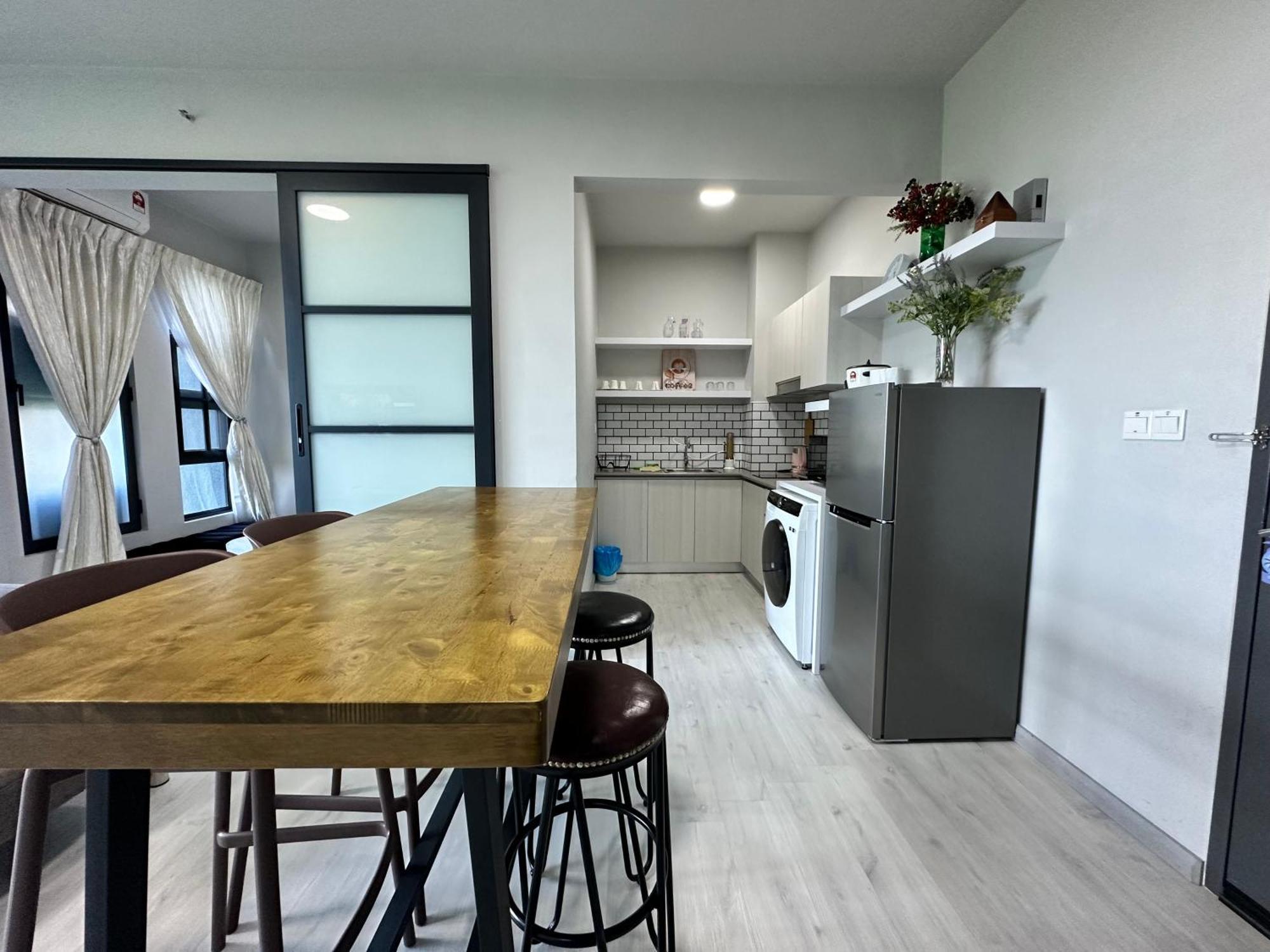 L Homestay Jesseltonquay Jq Kk City亚庇市区中心民宿2房1厕 Kota Kinabalu Ngoại thất bức ảnh
