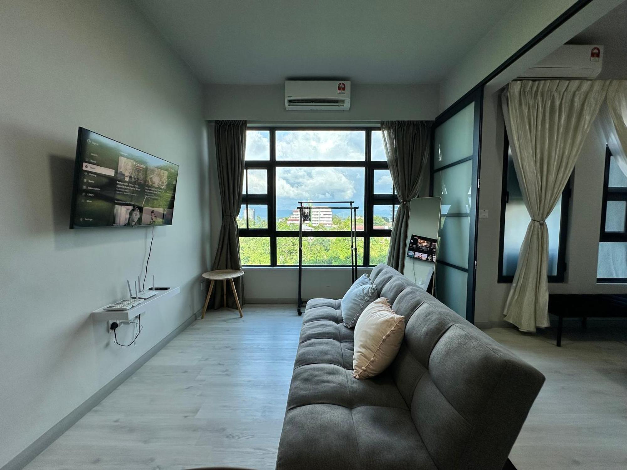 L Homestay Jesseltonquay Jq Kk City亚庇市区中心民宿2房1厕 Kota Kinabalu Ngoại thất bức ảnh