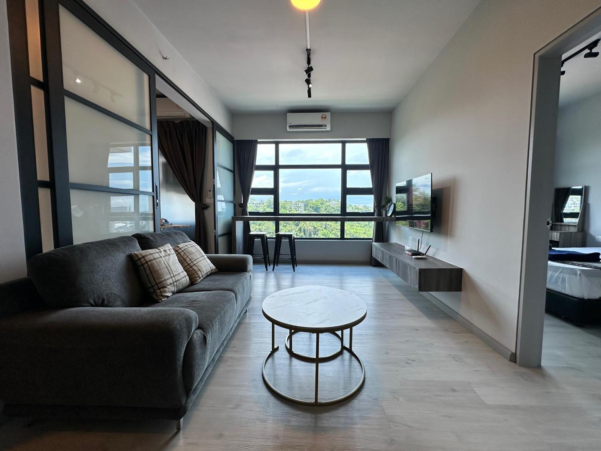 L Homestay Jesseltonquay Jq Kk City亚庇市区中心民宿2房1厕 Kota Kinabalu Ngoại thất bức ảnh