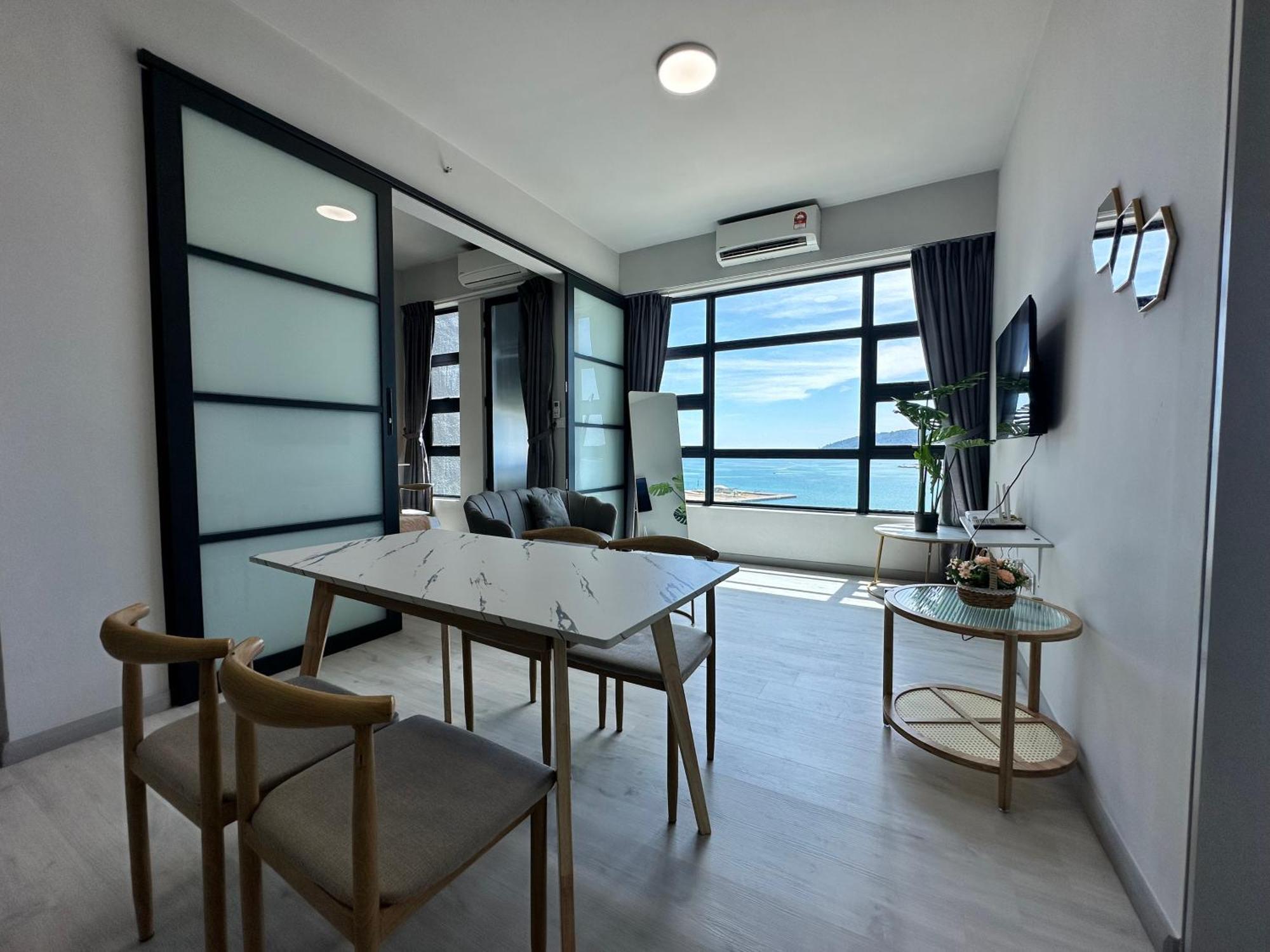 L Homestay Jesseltonquay Jq Kk City亚庇市区中心民宿2房1厕 Kota Kinabalu Ngoại thất bức ảnh