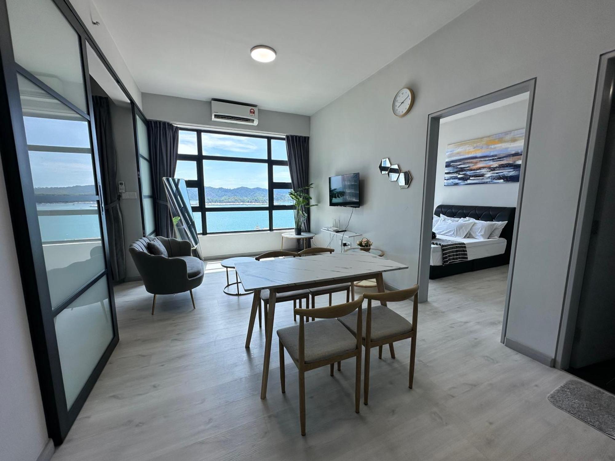 L Homestay Jesseltonquay Jq Kk City亚庇市区中心民宿2房1厕 Kota Kinabalu Ngoại thất bức ảnh