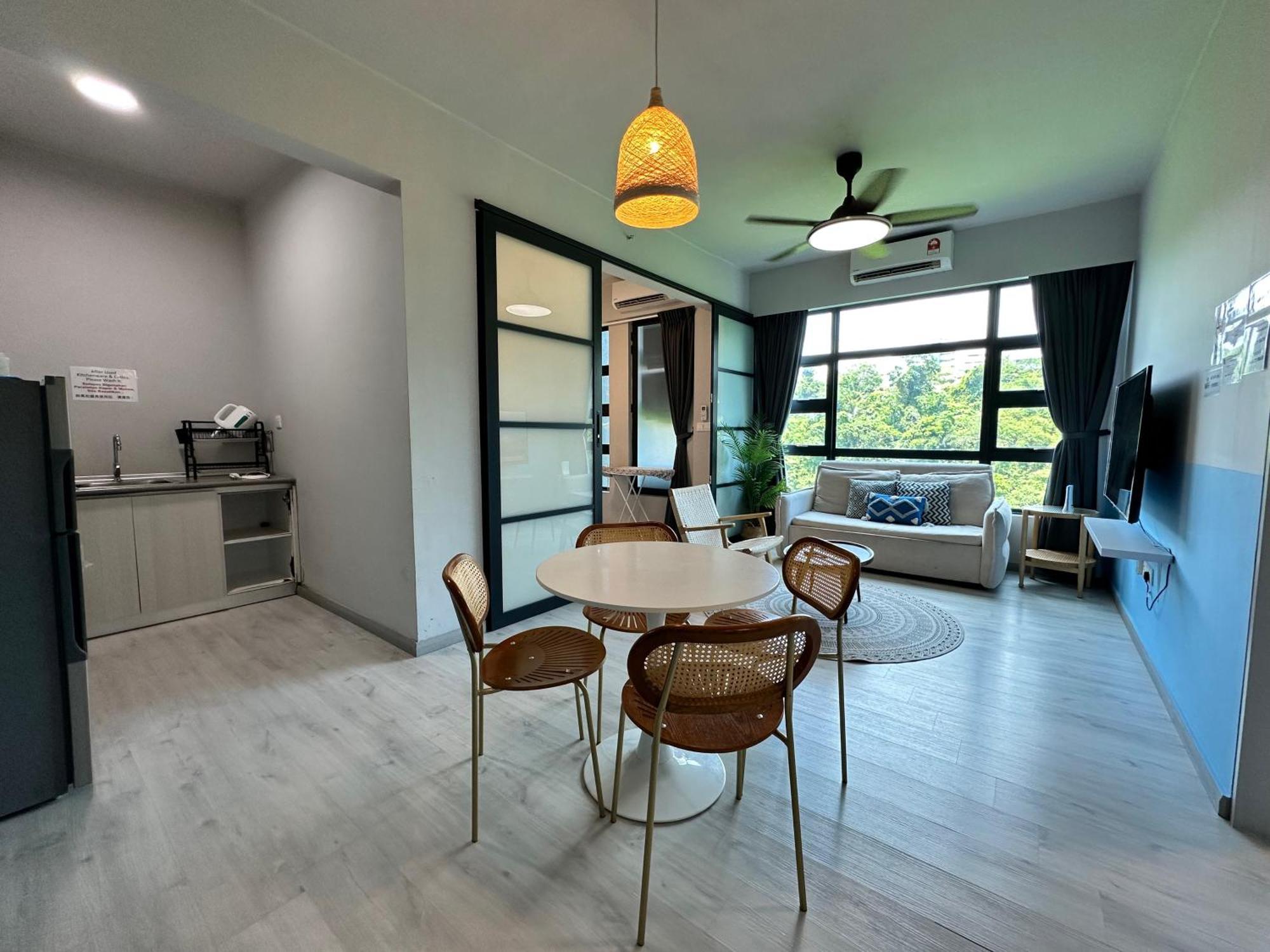 L Homestay Jesseltonquay Jq Kk City亚庇市区中心民宿2房1厕 Kota Kinabalu Ngoại thất bức ảnh
