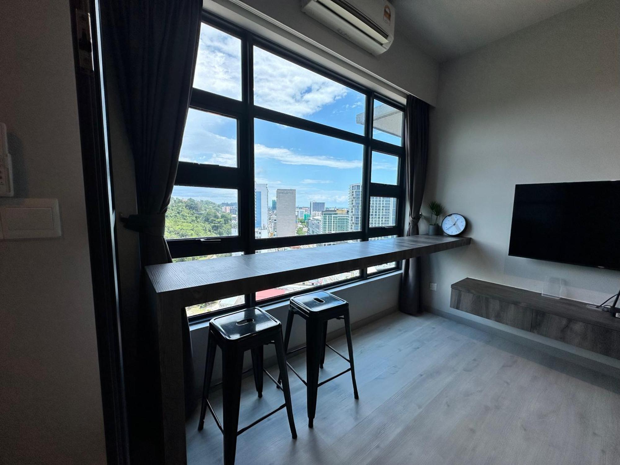 L Homestay Jesseltonquay Jq Kk City亚庇市区中心民宿2房1厕 Kota Kinabalu Ngoại thất bức ảnh