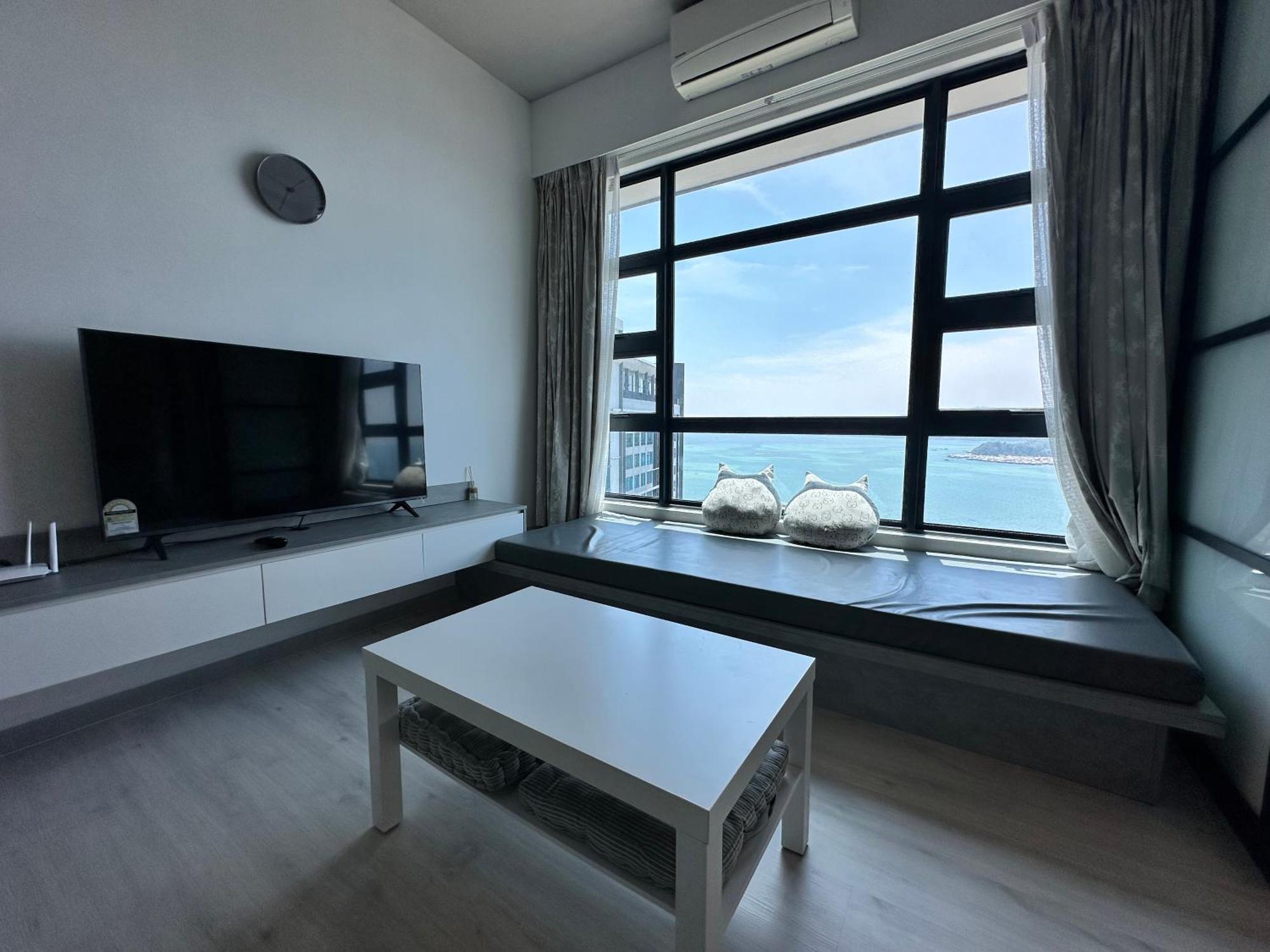 L Homestay Jesseltonquay Jq Kk City亚庇市区中心民宿2房1厕 Kota Kinabalu Ngoại thất bức ảnh
