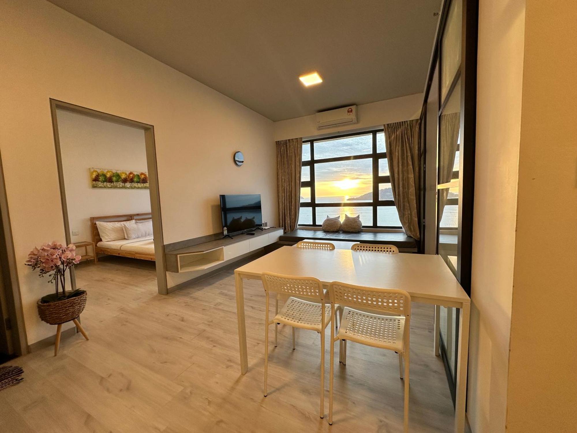 L Homestay Jesseltonquay Jq Kk City亚庇市区中心民宿2房1厕 Kota Kinabalu Ngoại thất bức ảnh