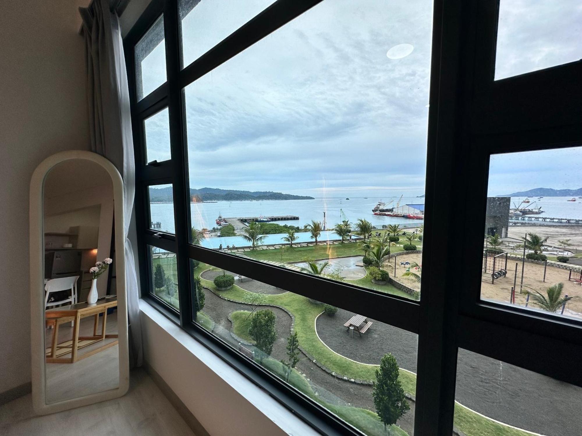L Homestay Jesseltonquay Jq Kk City亚庇市区中心民宿2房1厕 Kota Kinabalu Ngoại thất bức ảnh