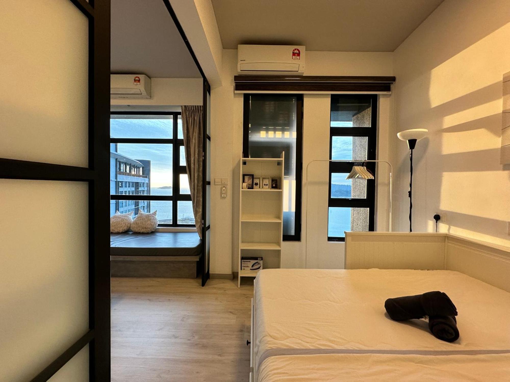 L Homestay Jesseltonquay Jq Kk City亚庇市区中心民宿2房1厕 Kota Kinabalu Ngoại thất bức ảnh