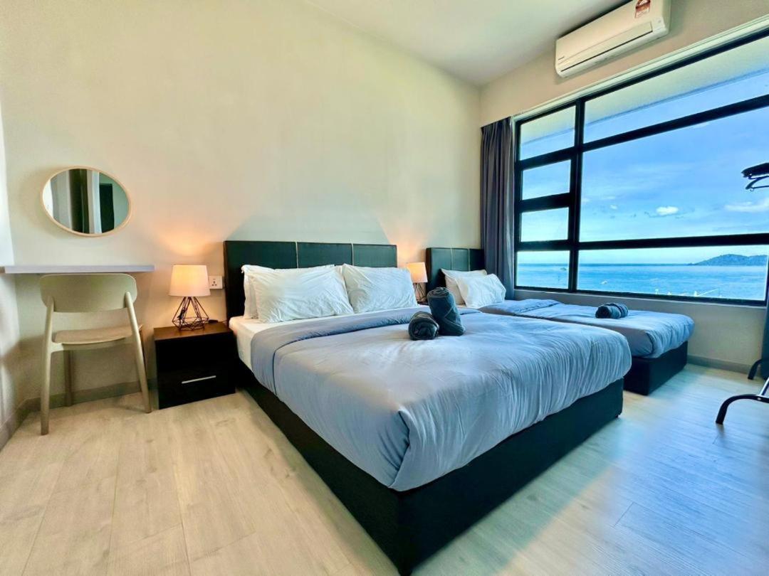 L Homestay Jesseltonquay Jq Kk City亚庇市区中心民宿2房1厕 Kota Kinabalu Ngoại thất bức ảnh