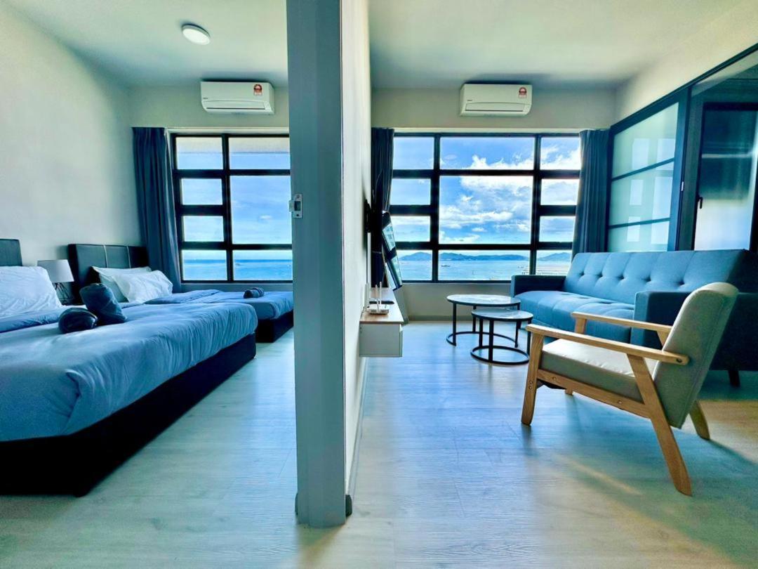 L Homestay Jesseltonquay Jq Kk City亚庇市区中心民宿2房1厕 Kota Kinabalu Ngoại thất bức ảnh
