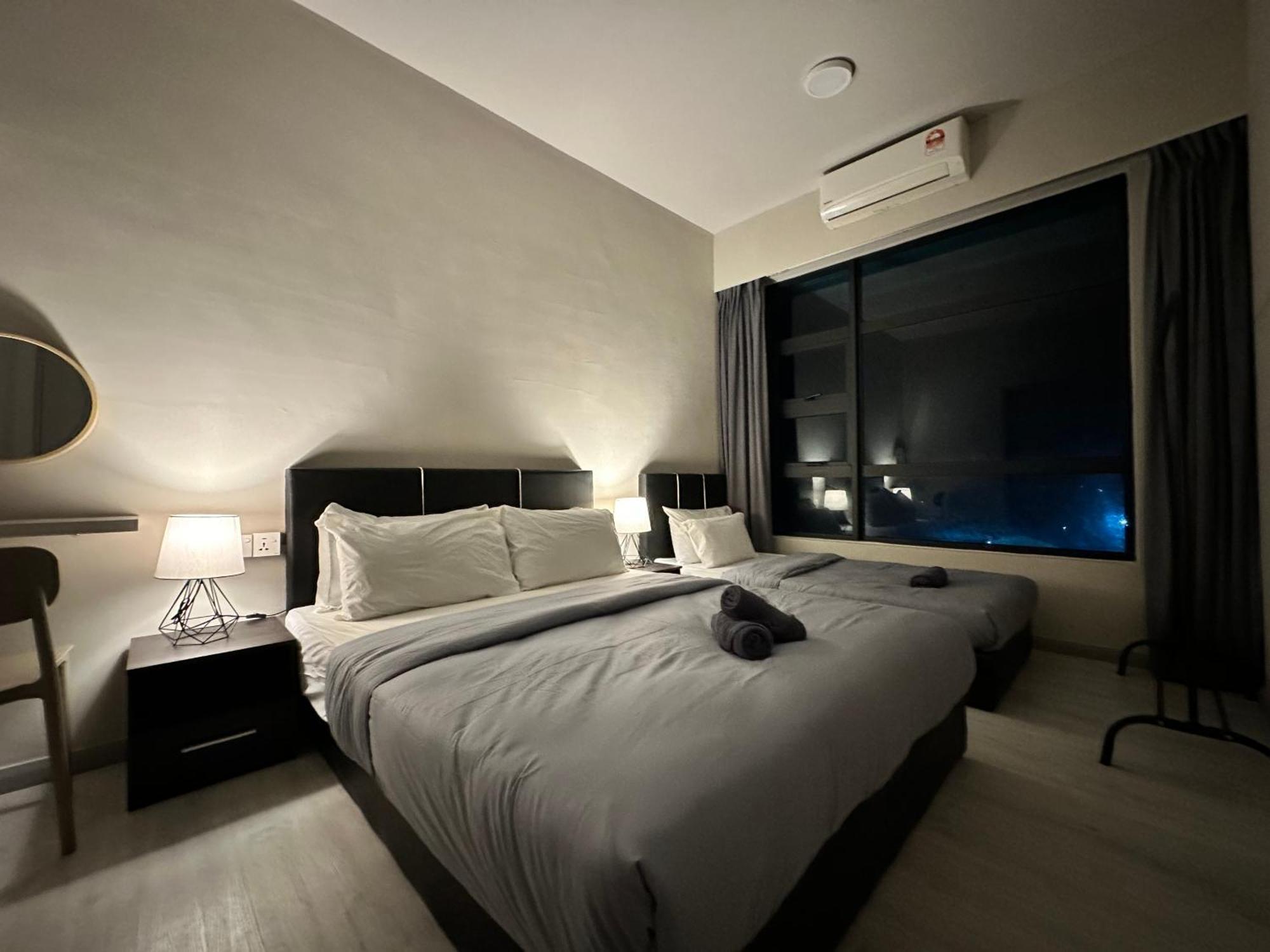 L Homestay Jesseltonquay Jq Kk City亚庇市区中心民宿2房1厕 Kota Kinabalu Ngoại thất bức ảnh