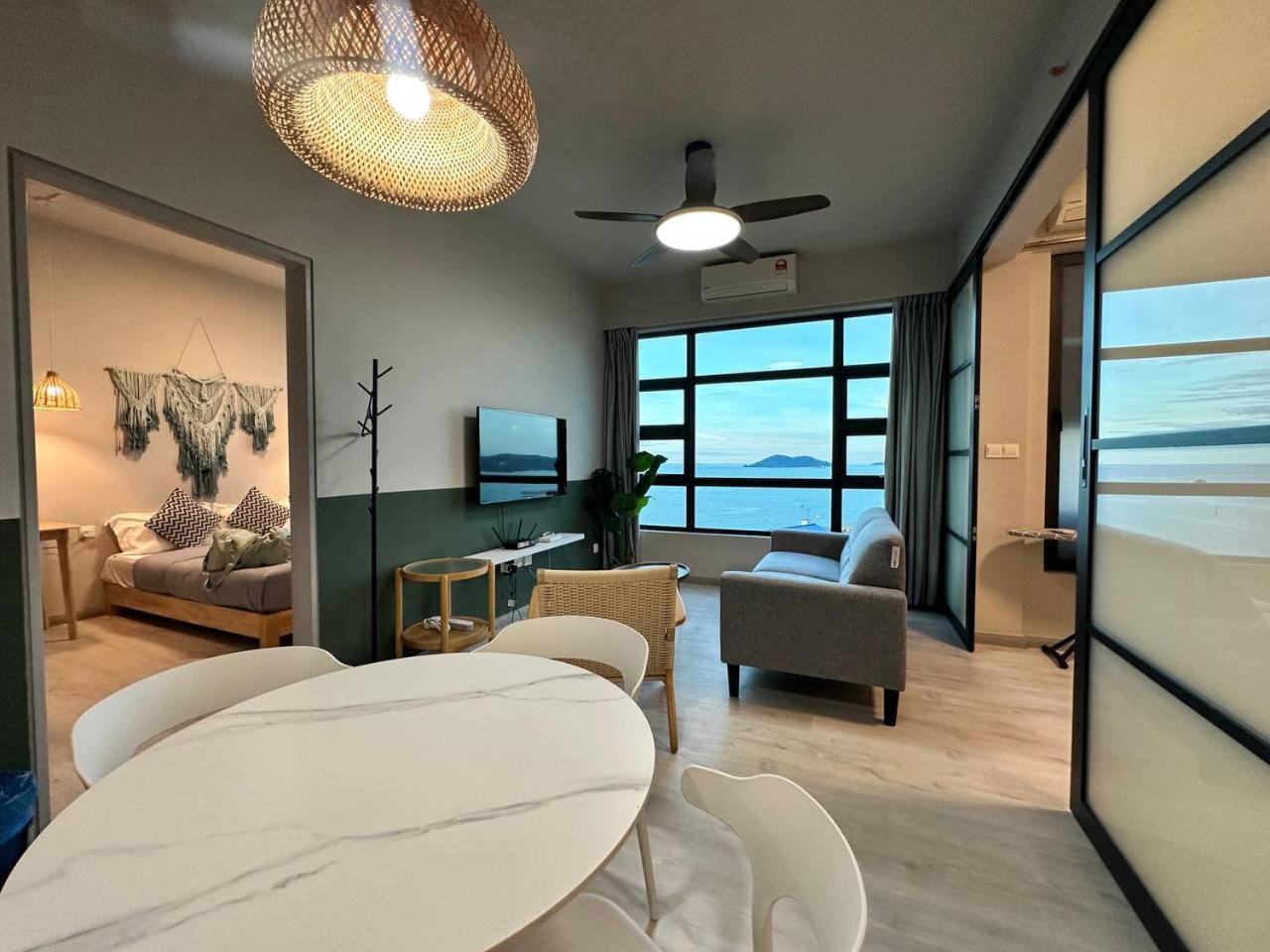 L Homestay Jesseltonquay Jq Kk City亚庇市区中心民宿2房1厕 Kota Kinabalu Ngoại thất bức ảnh