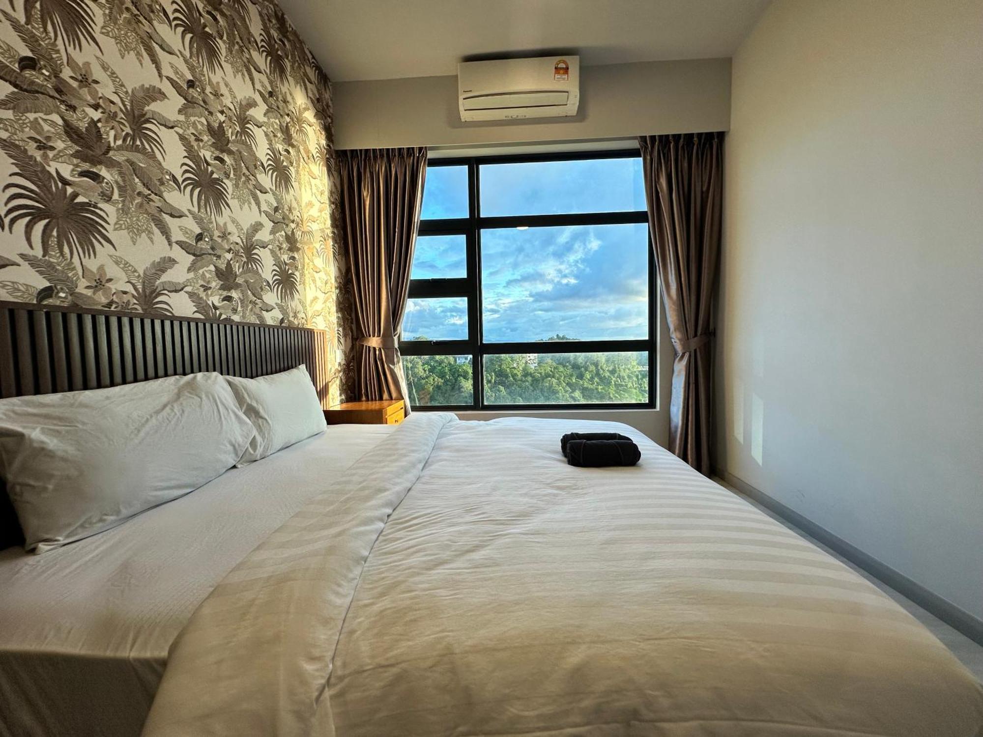 L Homestay Jesseltonquay Jq Kk City亚庇市区中心民宿2房1厕 Kota Kinabalu Ngoại thất bức ảnh